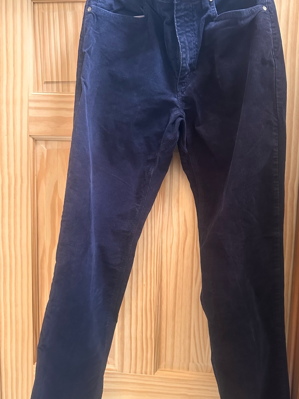 Duluth Trading Co. Men's Corduroy Pants - Navy Blue 32x32